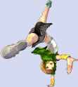 Chie breakdance