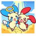 2 boys, {Digital ink, thick outlines, cute, Chibi}, detailed background, outdoor s-4190150809