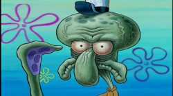squidward serious face