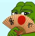smug weeb frog