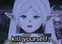 Frieren-chama gives you free advice