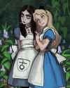 disney alice smoking with american mcgee alice