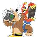 Grown up Banjo Kazooie