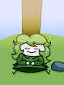 She sleep