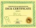 dick certificate