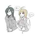 __saihara_shuichi_and_akamatsu_kaede_danganronpa_and_1_more_drawn_by_koya_san__4347d016acfdbe1ca8db12e91ce27836