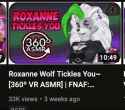 Roxanne Wolf tickles you asmr