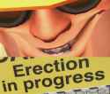 erection in progress