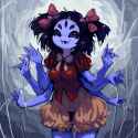 {{{aliasing}}}, {{{artist_ cJ45M}}}, rating_general, muffet, eyelashes, fully cl s-4188440750_9