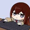 Makise Kurisu_Typing