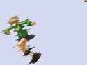 VERY fast chie running at incredible hihg speed