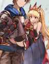 __gran_cagliostro_and_fighter_granblue_fantasy_drawn_by_okitsugu__e5c506c2abf969fcb835da98d7b04cdb