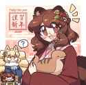 __yakumo_ran_chen_and_futatsuiwa_mamizou_touhou_drawn_by_littlecloudie__5ee2e8b1dc7e65ddc6cd6a282e894eba