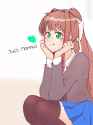 just monika moniheart moniblep