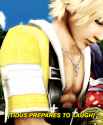 tidus prepares