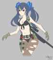 8777 - artist_icantbelieveitsnotheresy cleavage clothes_swap colored crossover gloves hyperdimension_neptunia metal_gear_solid metal_gear_solid_v mgsv noire quiet