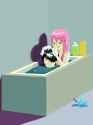 Sunburn bathing @MDreamcoffe