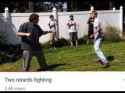 two retards fighting