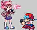 Natsuki in FNF (CheriiDreams)