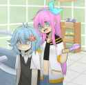 Aubrey Dyes Basil&#039;s Hair @renya-nis.bsky.social‬