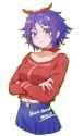 shorthaired mita looking unsure