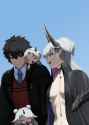 __fujimaru_ritsuka_lilith_lilith_and_fujimaru_ritsuka_fate_and_1_more_drawn_by_paperpillar__7802564762b53eb42511e88326b2535e