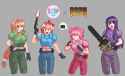 doom dokis sayori natsuki yuri monika