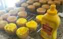 Mustard cupcakes