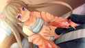 feeling mashiro&#039;s tummy