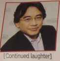 iwata continued laughter