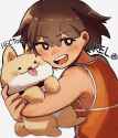 Kel and his small doggy