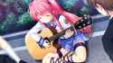 cute girl playing