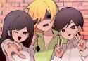 __mikhael_daphne_and_bowen_omori_drawn_by_yu_kuli__8906a9fbb5cbc24d75e3b03d5a78d8db