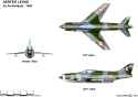 Aerfer Leone three view schematics alt history