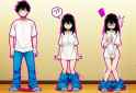 anime screenshot, 3 panels, lines separating panels, transformation, man on left s-2639721765