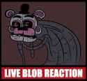 live blob reaction