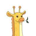 a normal giraffe