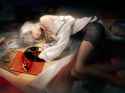sleeping whore