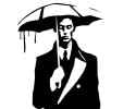 umbrella man