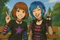 Max and Chloe in the Park