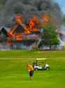 comfy golfing at home