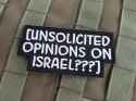 [Unsolicited Opinions On Israel]