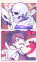 Omori vs Sans @mechafrshrimp