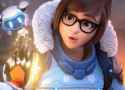 Mei noticing Mercy&#039;s bulge