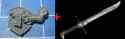combat shield + heavy sword