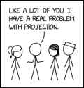 projecting
