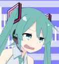 hatsune miku face