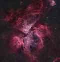 carina nebula red