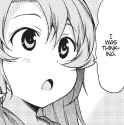 Komari-chan was thinking