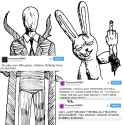 slender and rabbit fucker